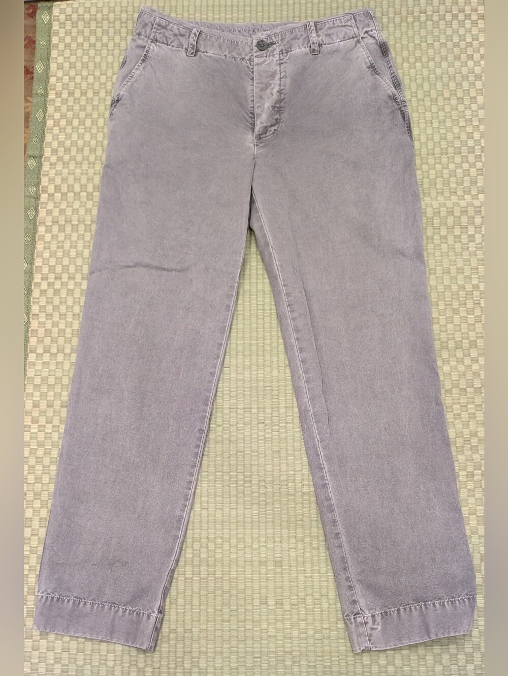 James Perse Rigid Canvas Pants Gray Men's Size 33 x 31